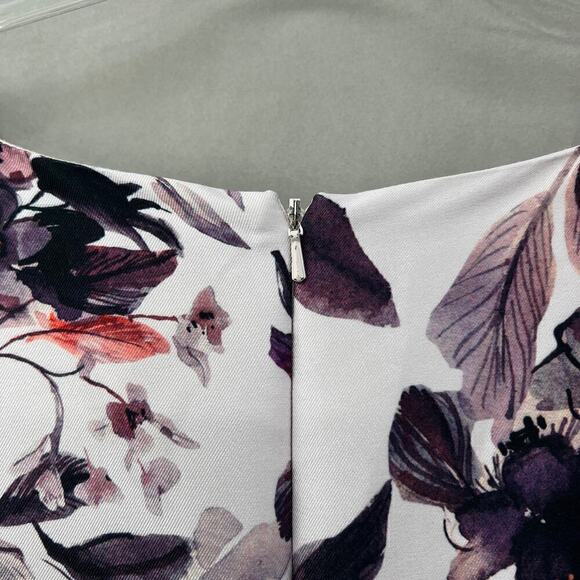 45. Badgley Mischka Floral Gown Womens 6 Princesscore Modest Swiftie Wedding - Picture 7 of 9